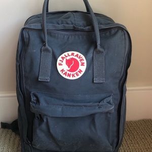 FJALLRAVEN Kanken 15” Padded Laptop Backpack Gray